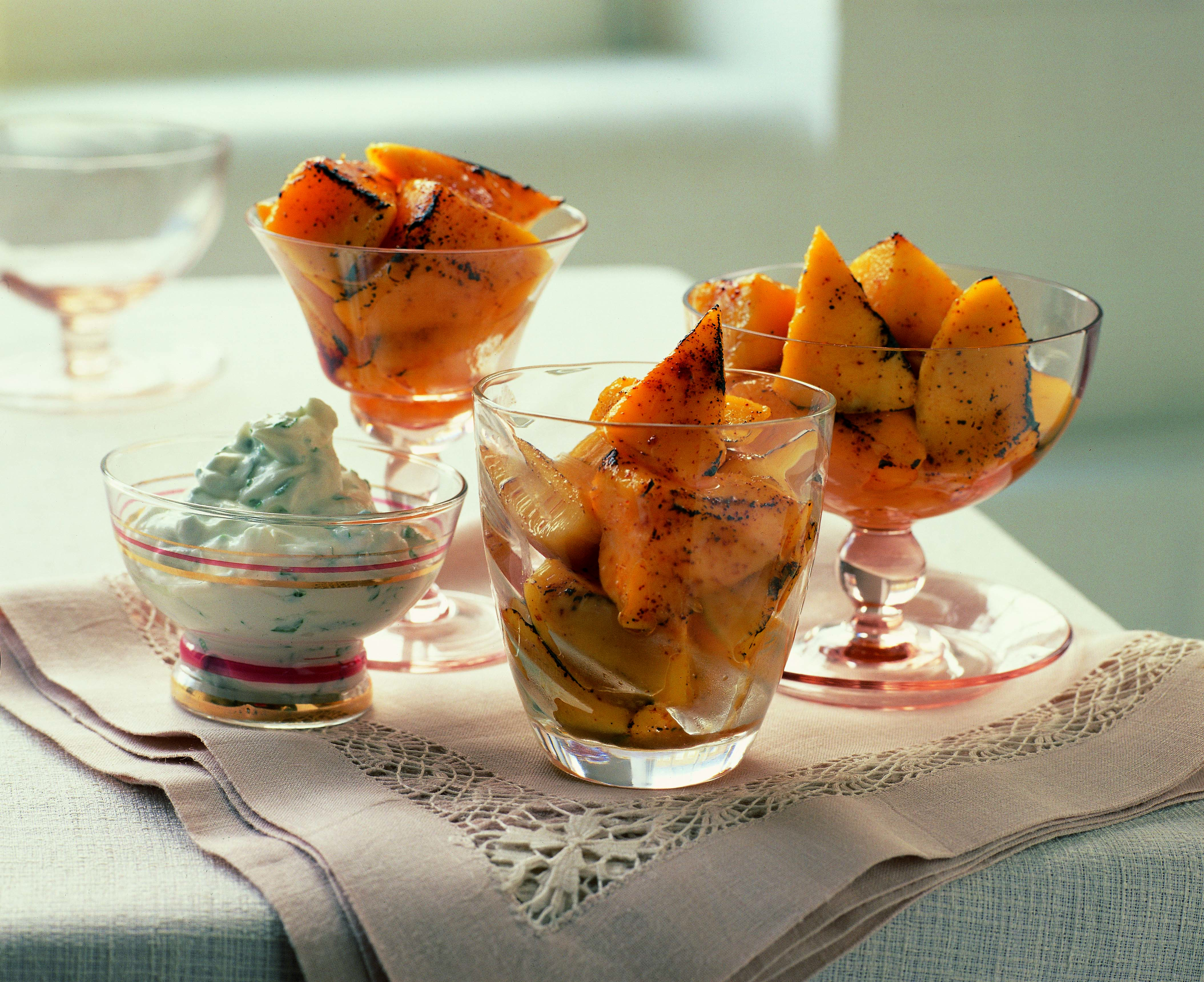 Chilli-Glazed Mango with Yoghurt - Ainsley Harriott
