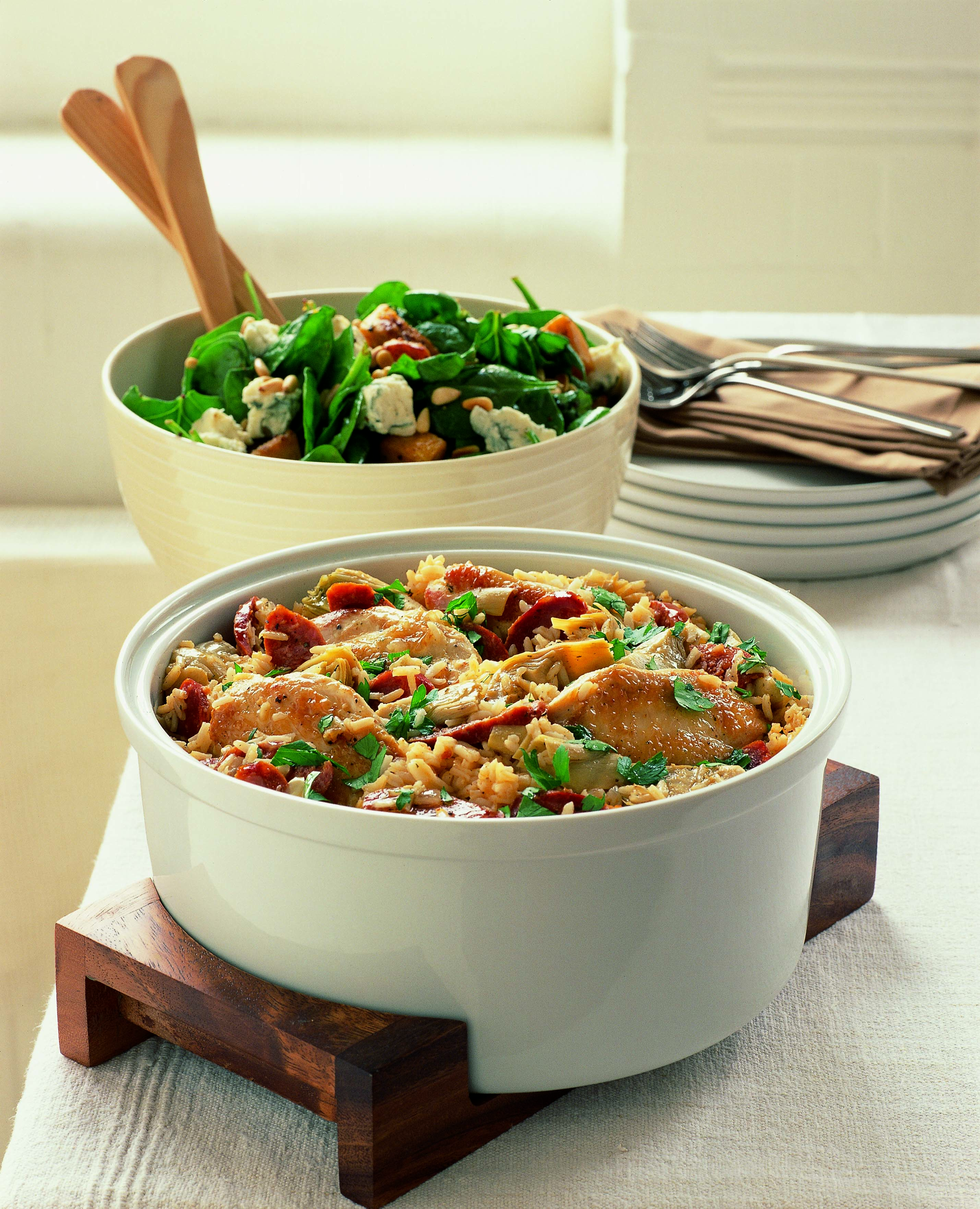 Oven-Baked Chicken with Chorizo & Artichokes - Ainsley Harriott
