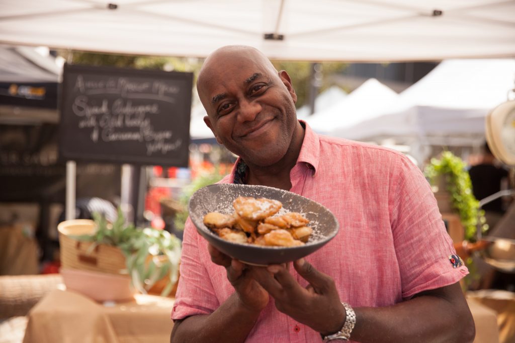 Ainsley’s Market Menu airs on the Food Network! Ainsley Harriott