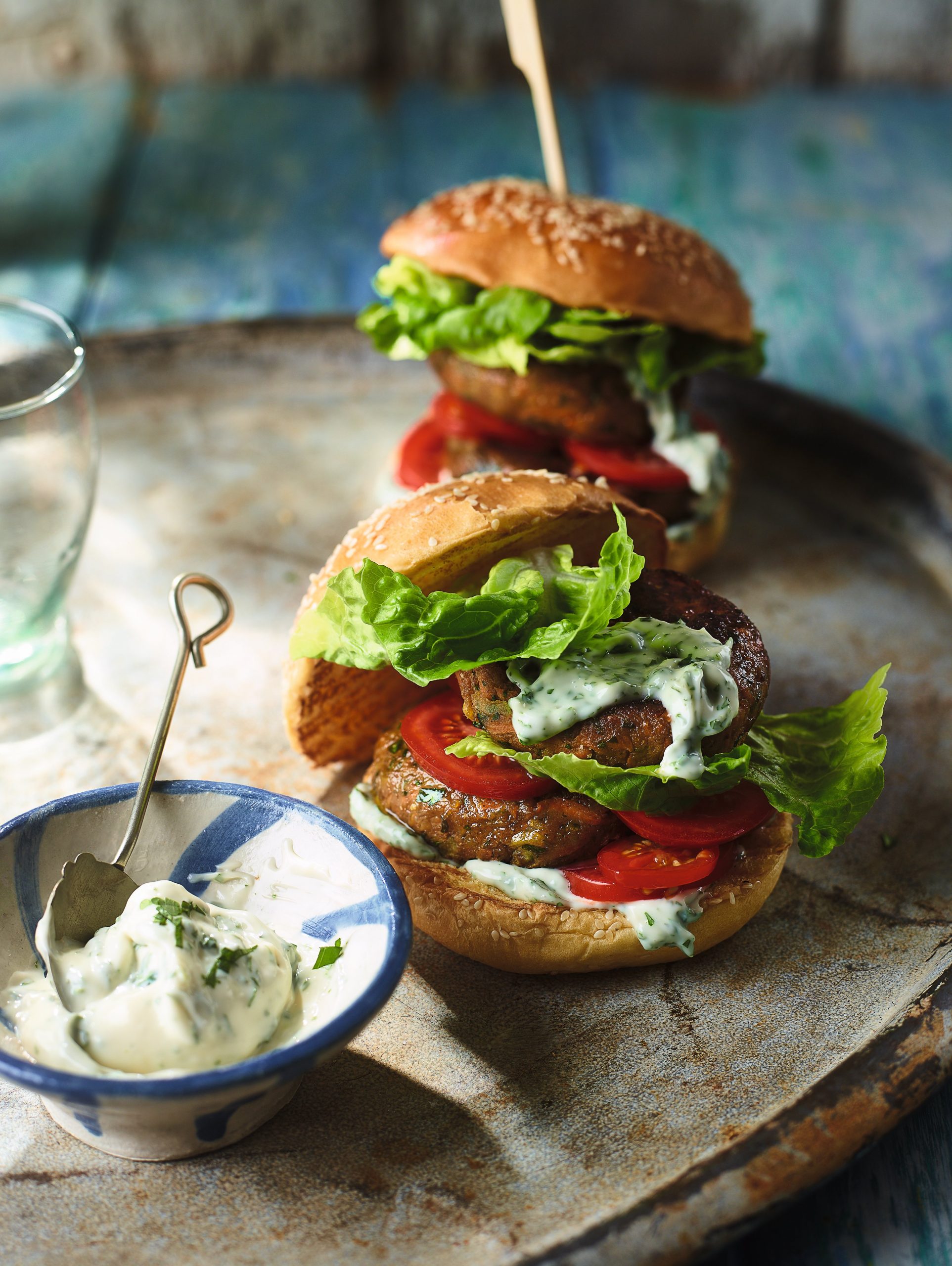 Carrot, Courgette & Broad Bean Baharat Burgers - Ainsley Harriott