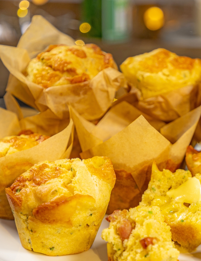 Cheesy Chive & Bacon Muffins - Ainsley Harriott