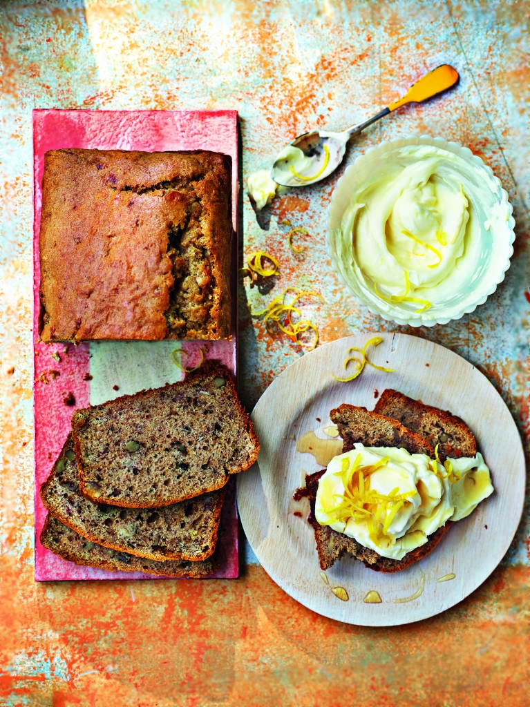 Sunshine Banana Bread with Honeyed Mascarpone Ainsley Harriott