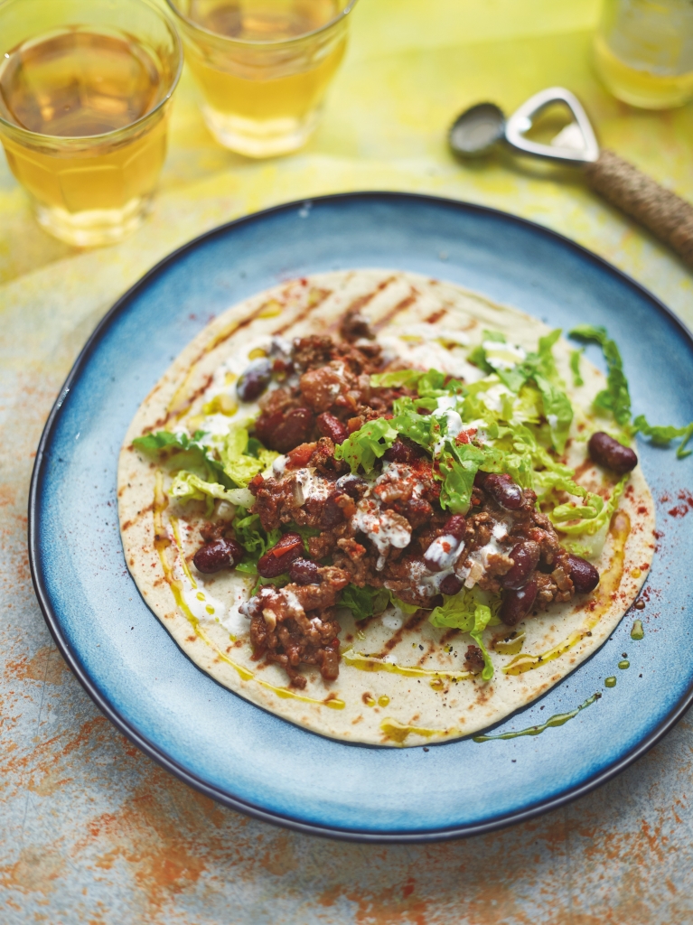 Coffee Chilli Beef Wraps - Ainsley Harriott