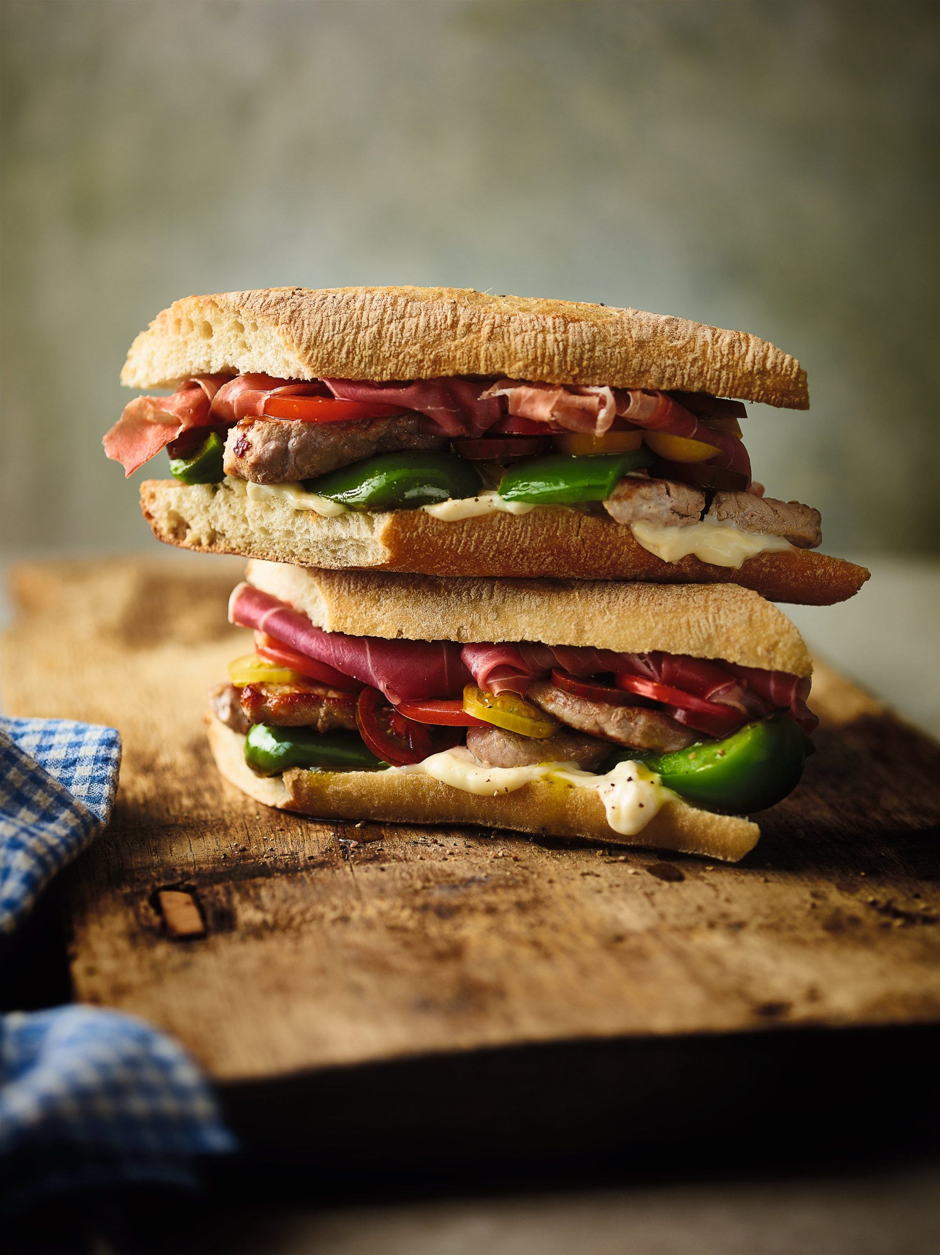 Mighty Pork & Chargrilled Pepper Sandwich - Ainsley Harriott