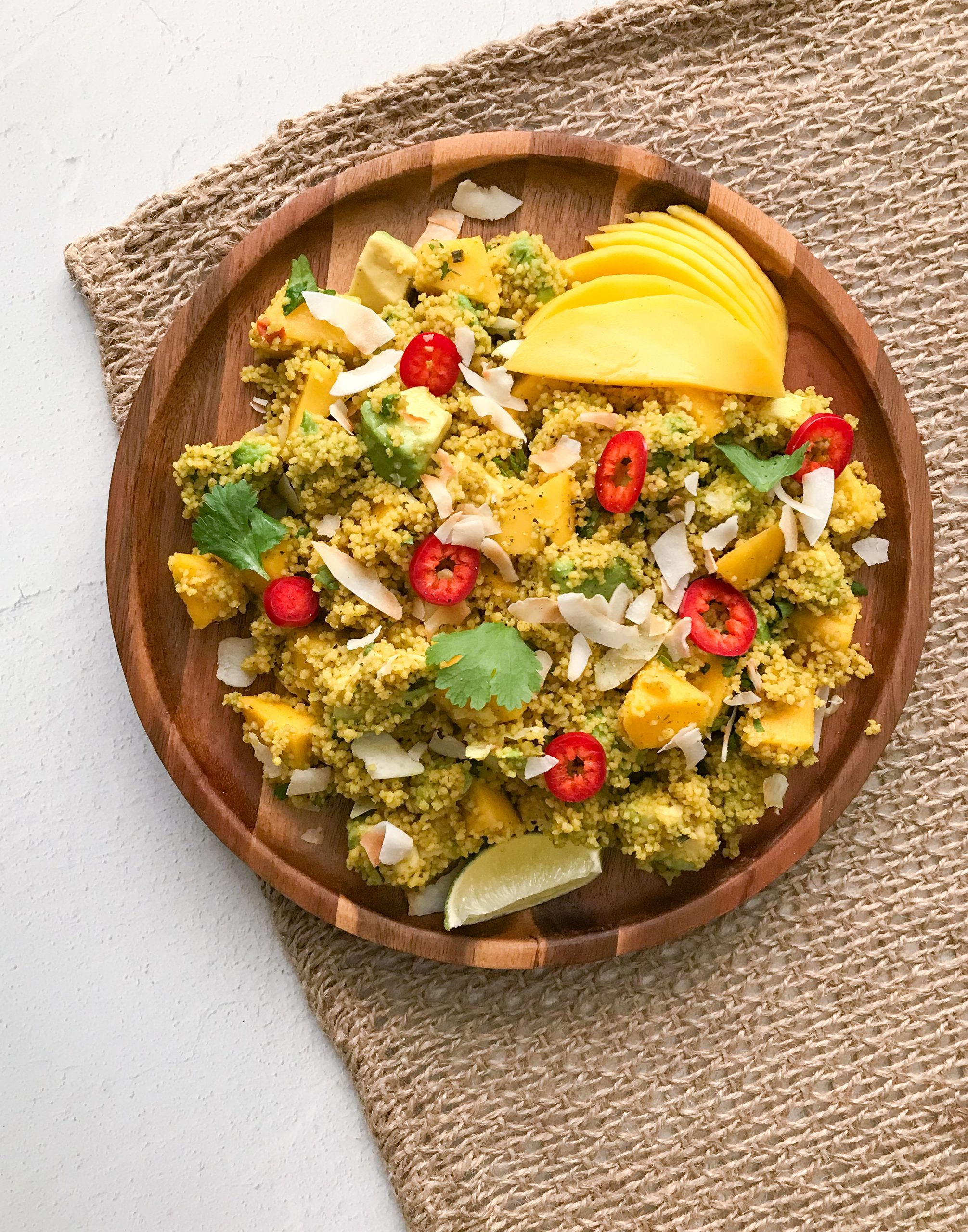 Mango, Avocado & Coconut Couscous Salad Ainsley Harriott