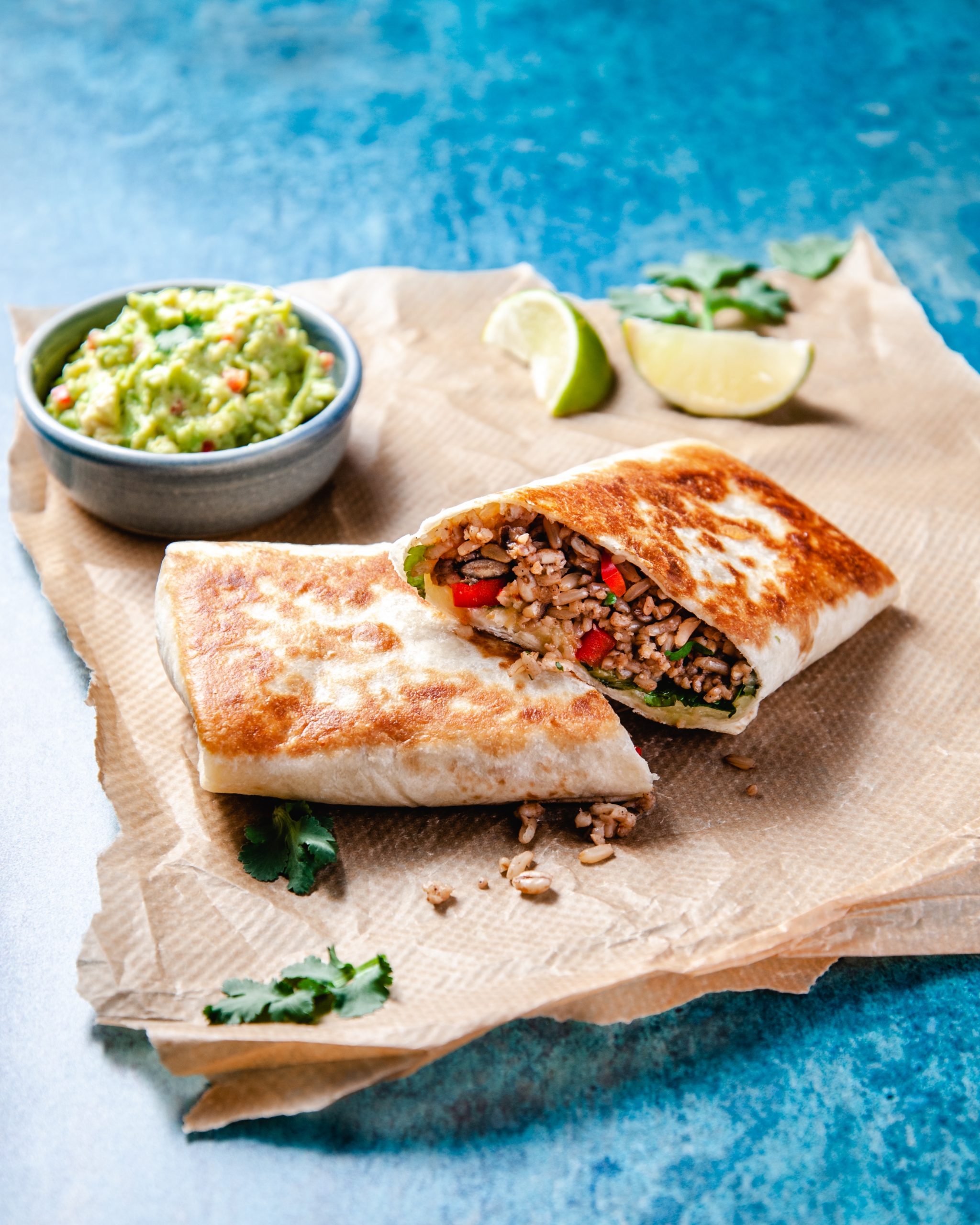 Cheesy Caribbean Burrito with Chilli & Lime Avocado - Ainsley Harriott