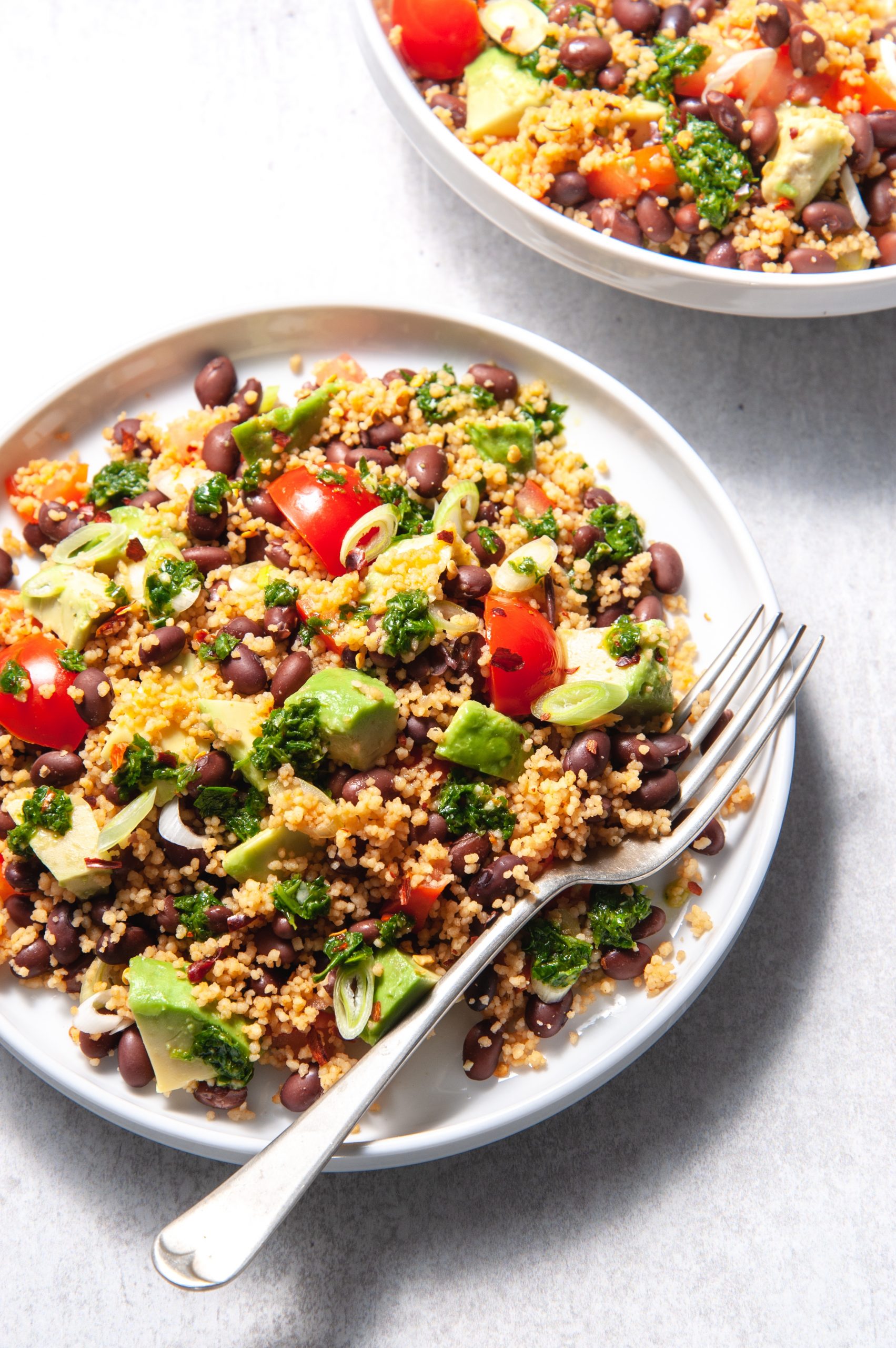 Chimichurri Black Bean, Couscous & Avocado Salad - Ainsley Harriott
