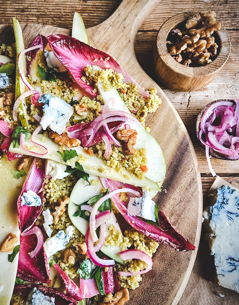 Spice Sensation Pear, Walnut and Blue Cheese Salad - Ainsley Harriott