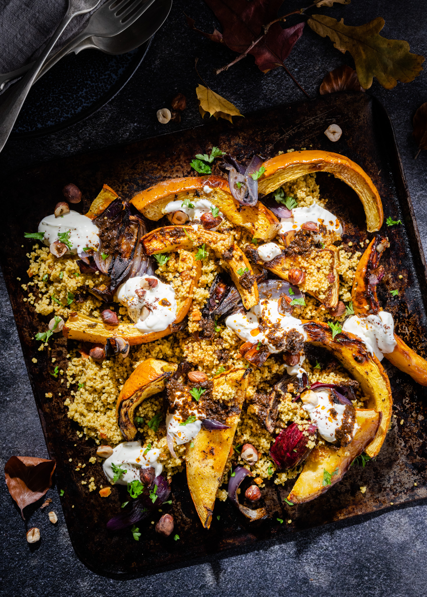 Roasted Pumpkin with Urfa Chilli Butter & Hazelnuts - Ainsley Harriott