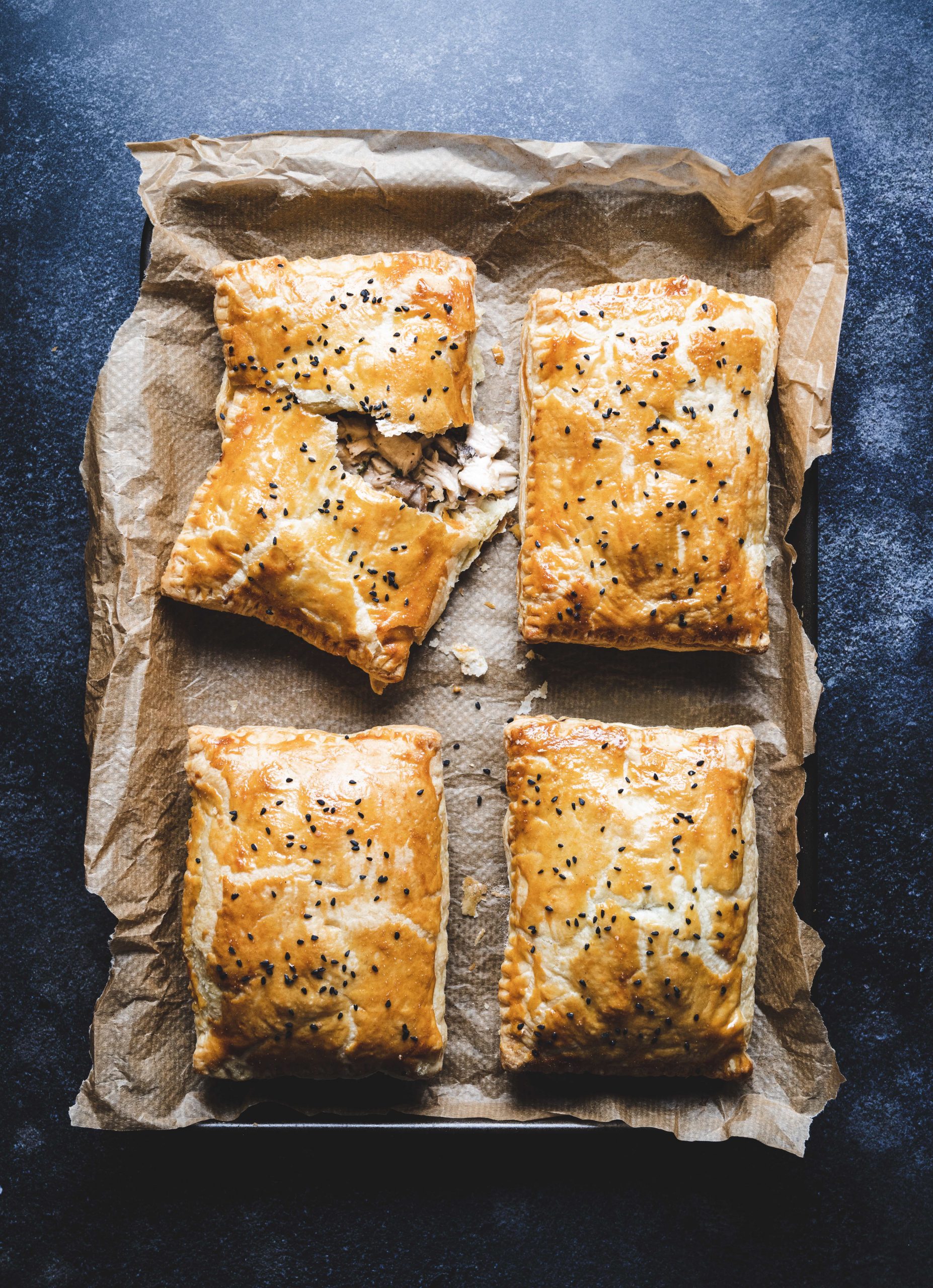 Turkey & Mushroom Turnovers - Ainsley Harriott