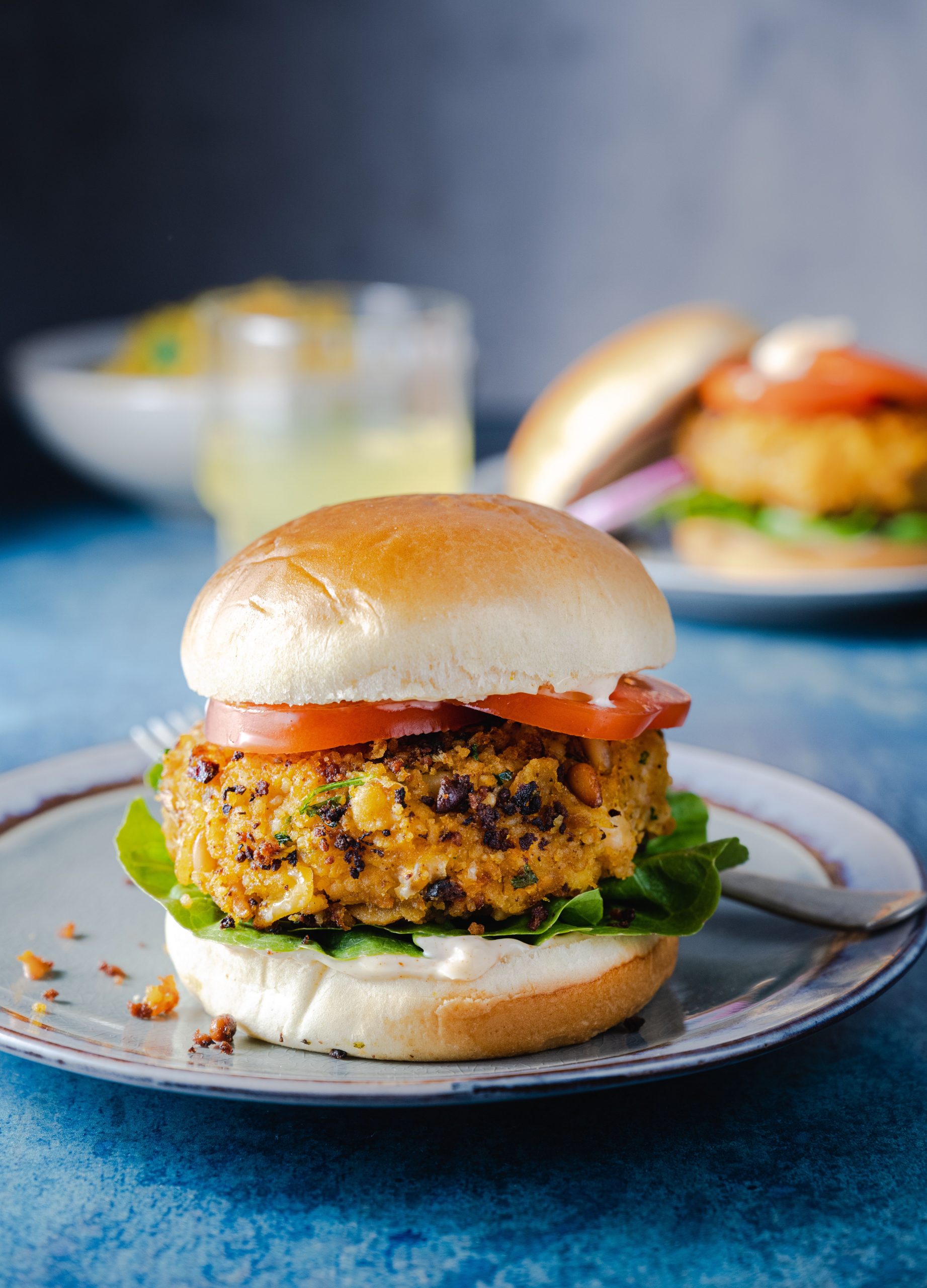 Smoky Butternut Squash, White Bean & Couscous Burgers Ainsley Harriott