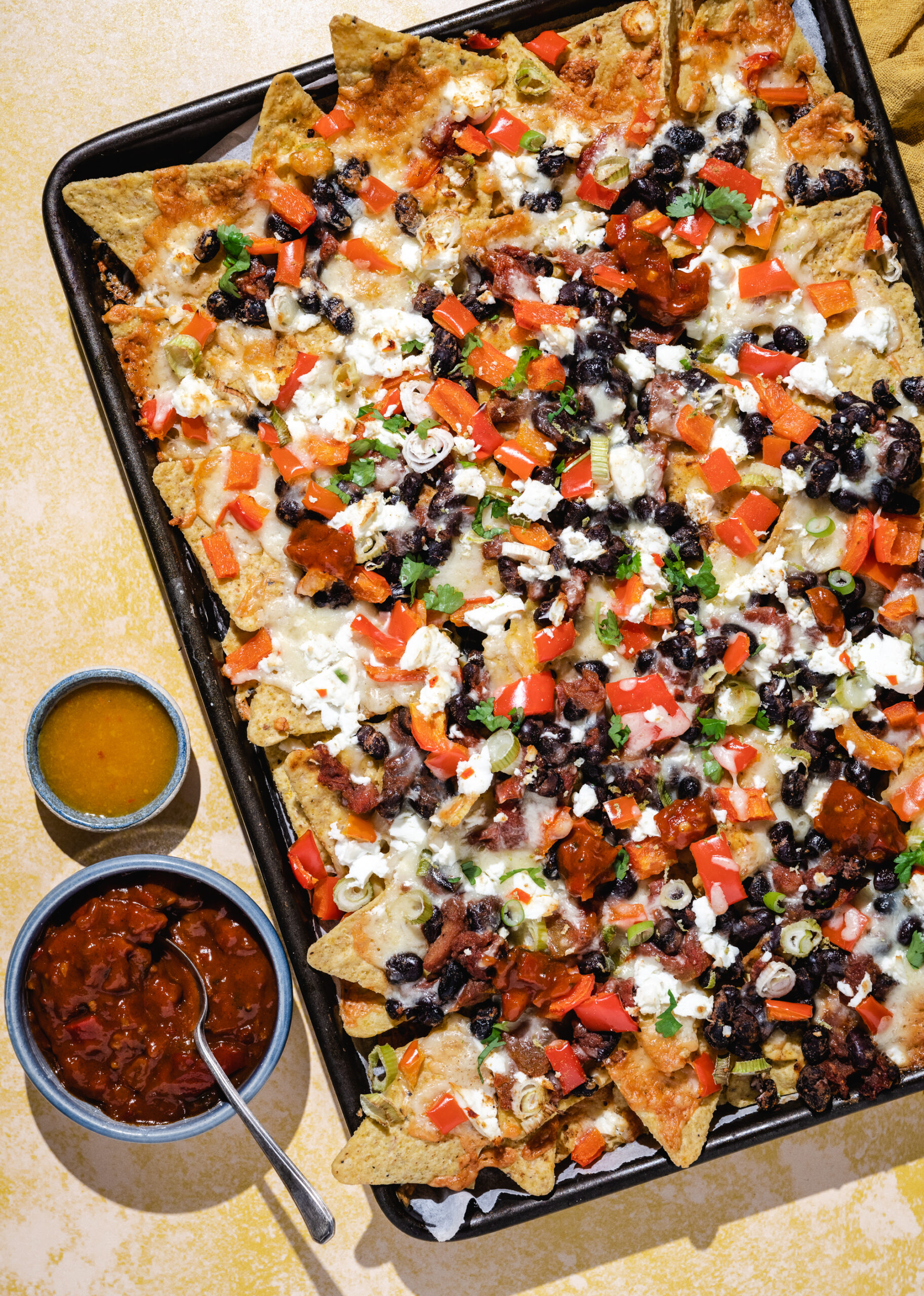 Caribbean-Style Cheesy Bean Nachos with Salsa - Ainsley Harriott