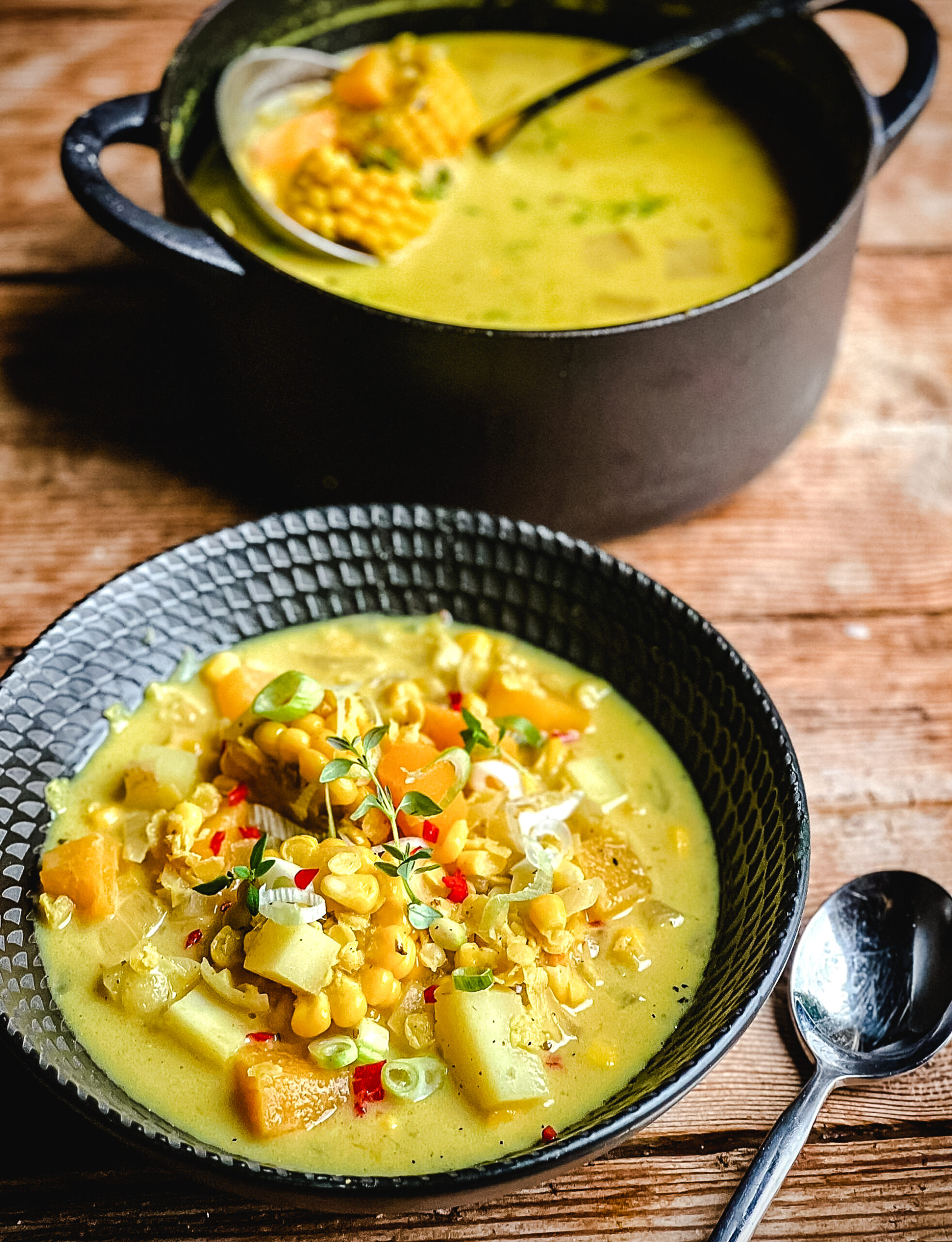 Caribbean Curried Corn & Squash Soup Ainsley Harriott