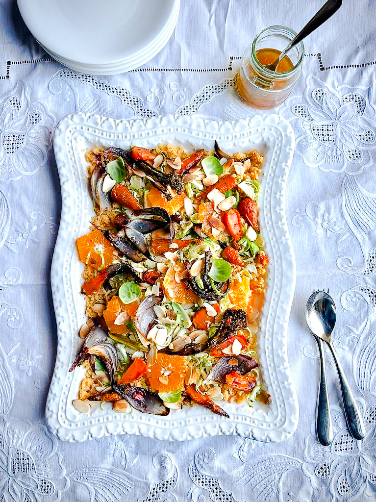 Christmas Warm Veg, Couscous & Clementine Salad - Ainsley Harriott