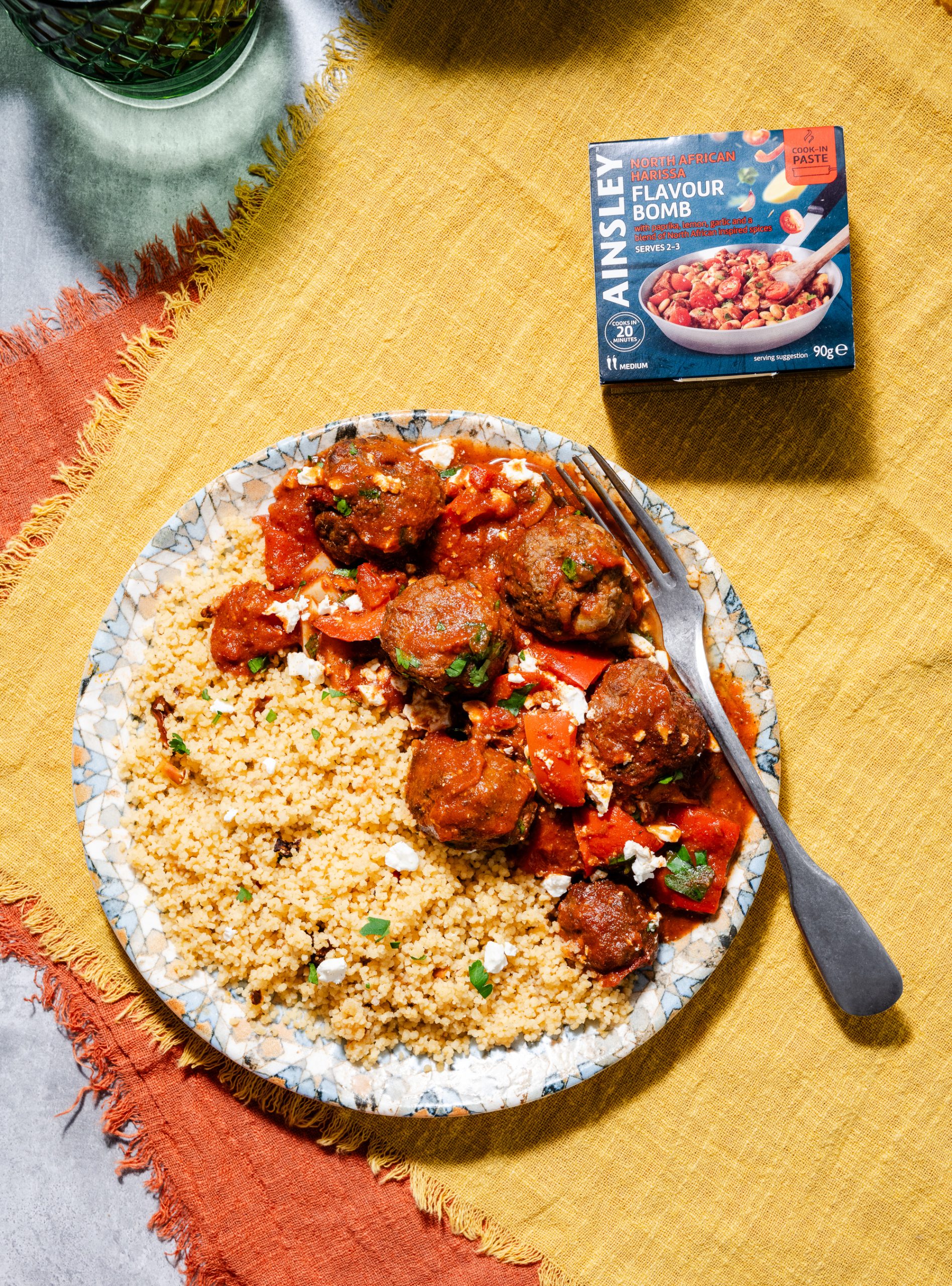 Air Fryer Meatballs in a Spiced Harissa Tomato Sauce Ainsley Harriott