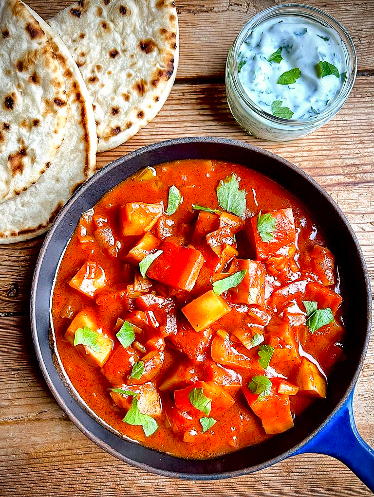 Spicy Winter Veg Harissa Stew with Herby Yoghurt - Ainsley Harriott