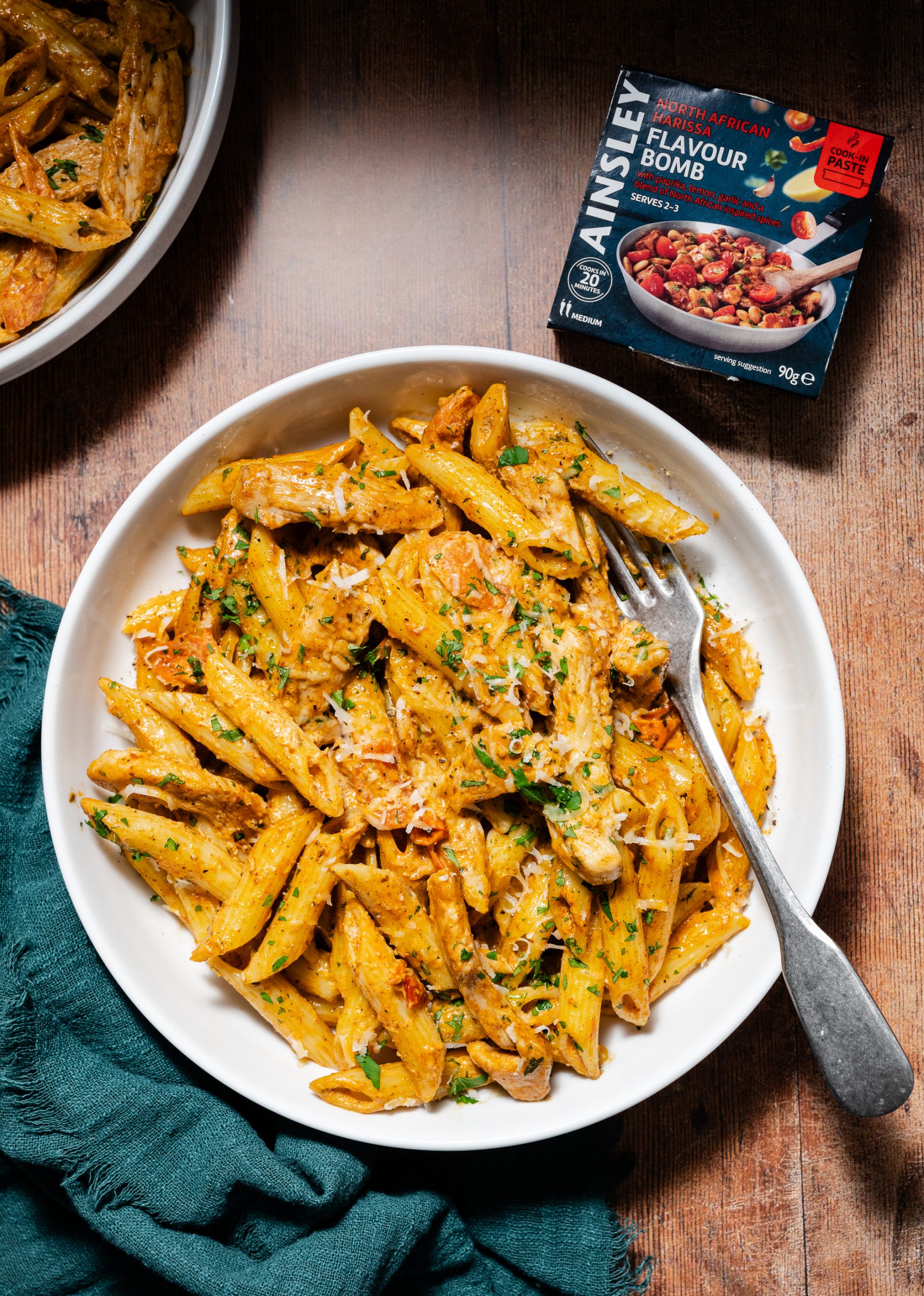 Spicy & Creamy Harissa Chicken Pasta - Ainsley Harriott
