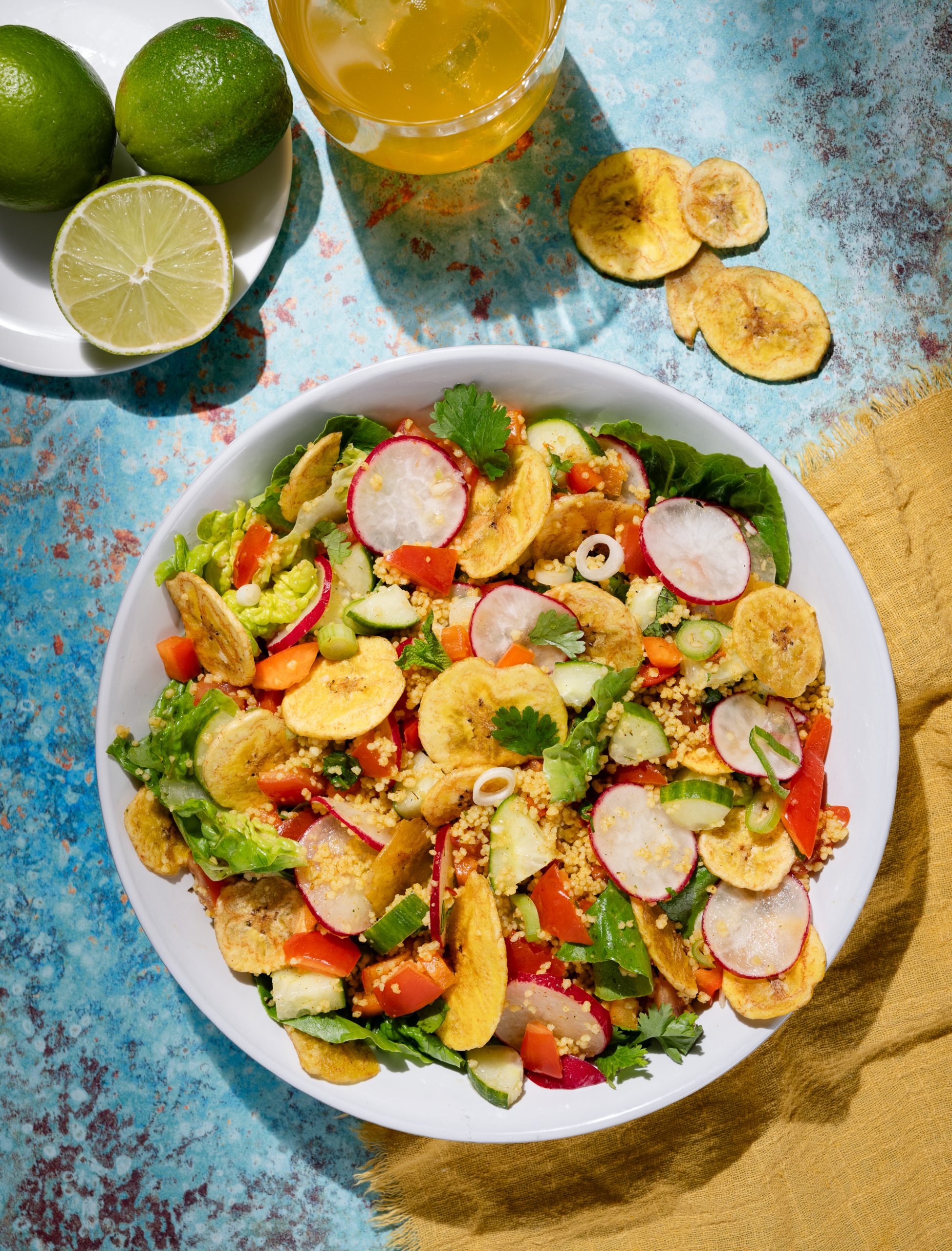 Summer Salad with Plantain Chips - Ainsley Harriott