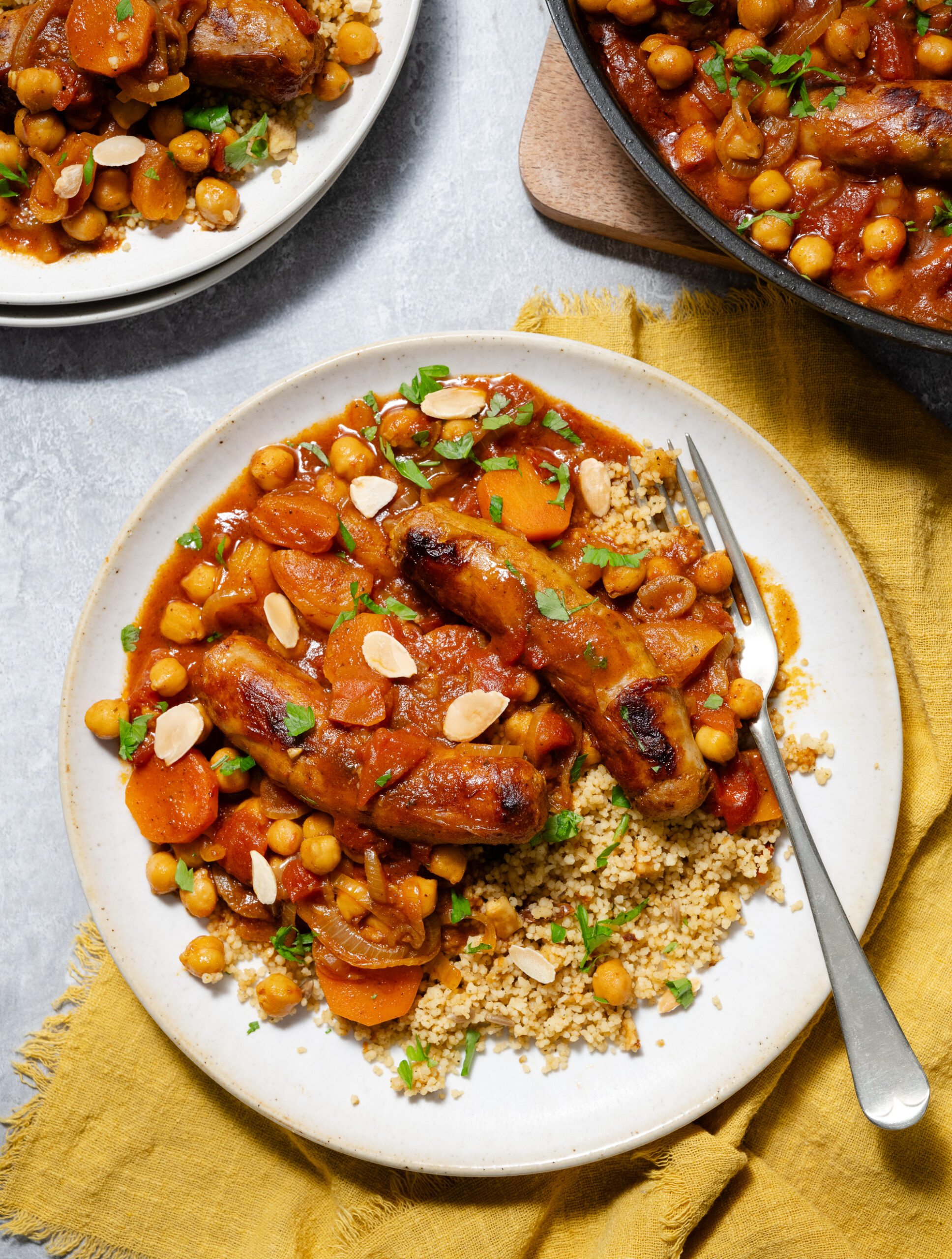 Moroccan Spiced Sausage & Chickpea Stew - Ainsley Harriott