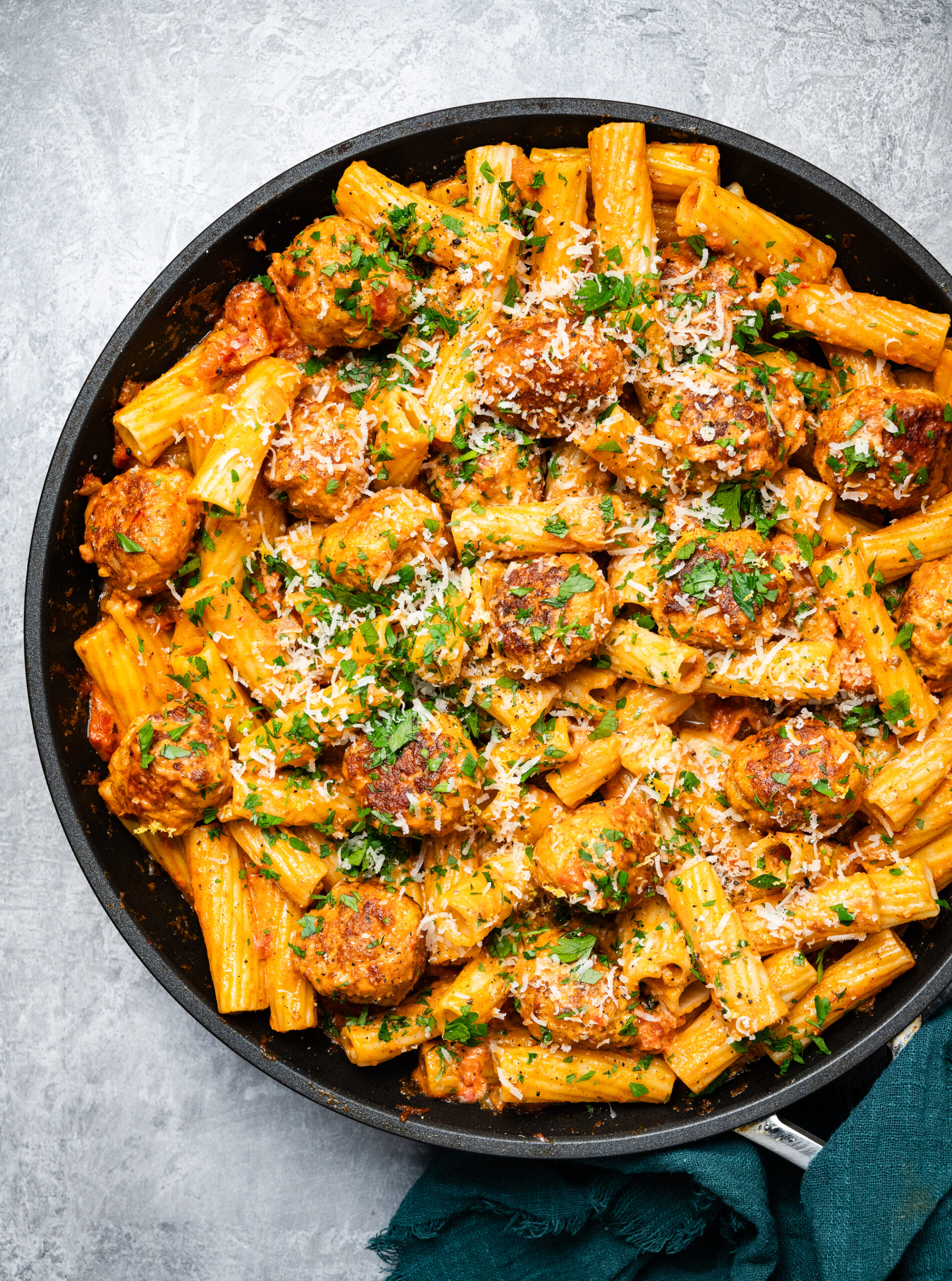 Creole Chicken Meatball Pasta - Ainsley Harriott
