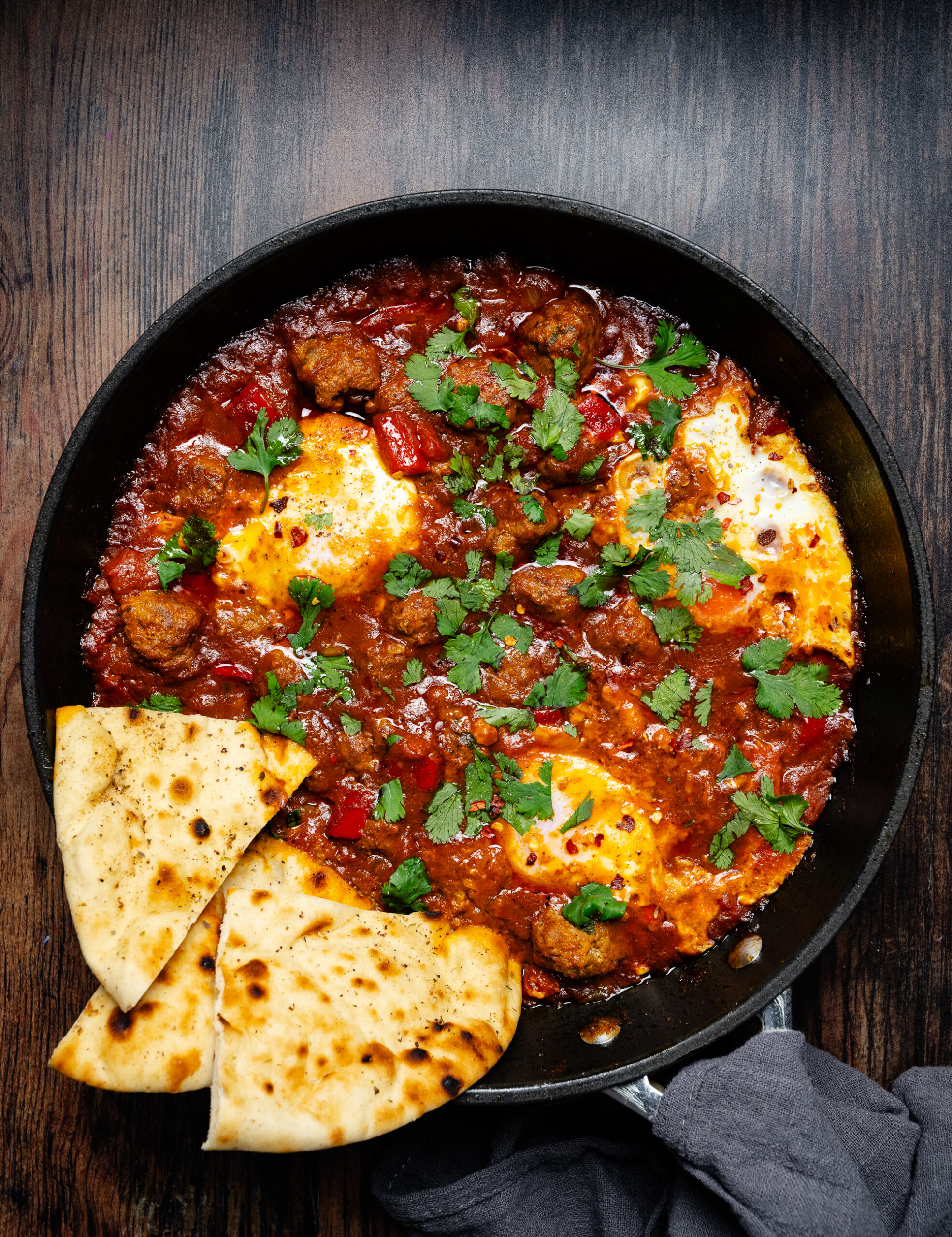 Moroccan Meatball Tagine with Eggs - Ainsley Harriott