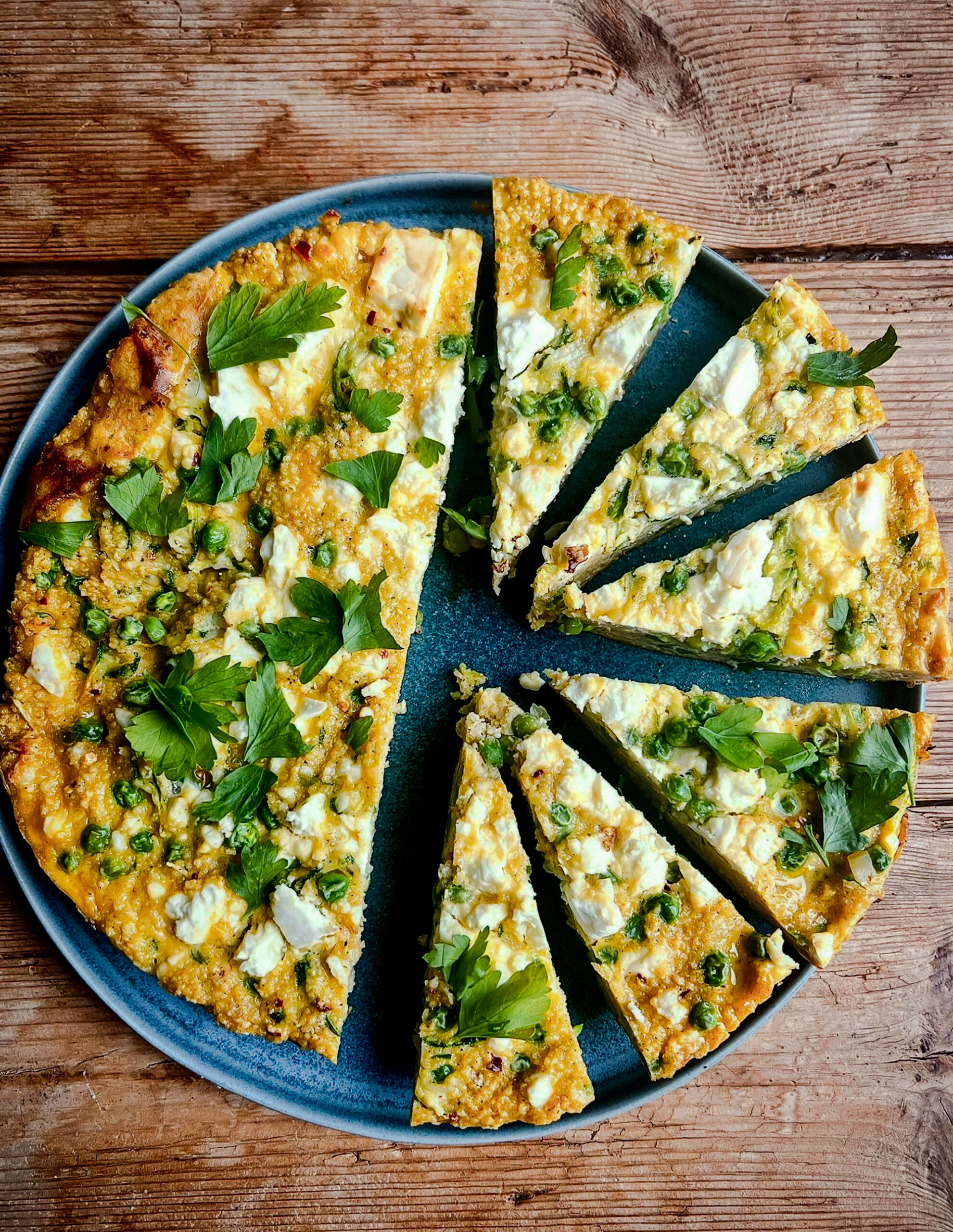 Pea. Courgette & Couscous Frittata - Ainsley Harriott
