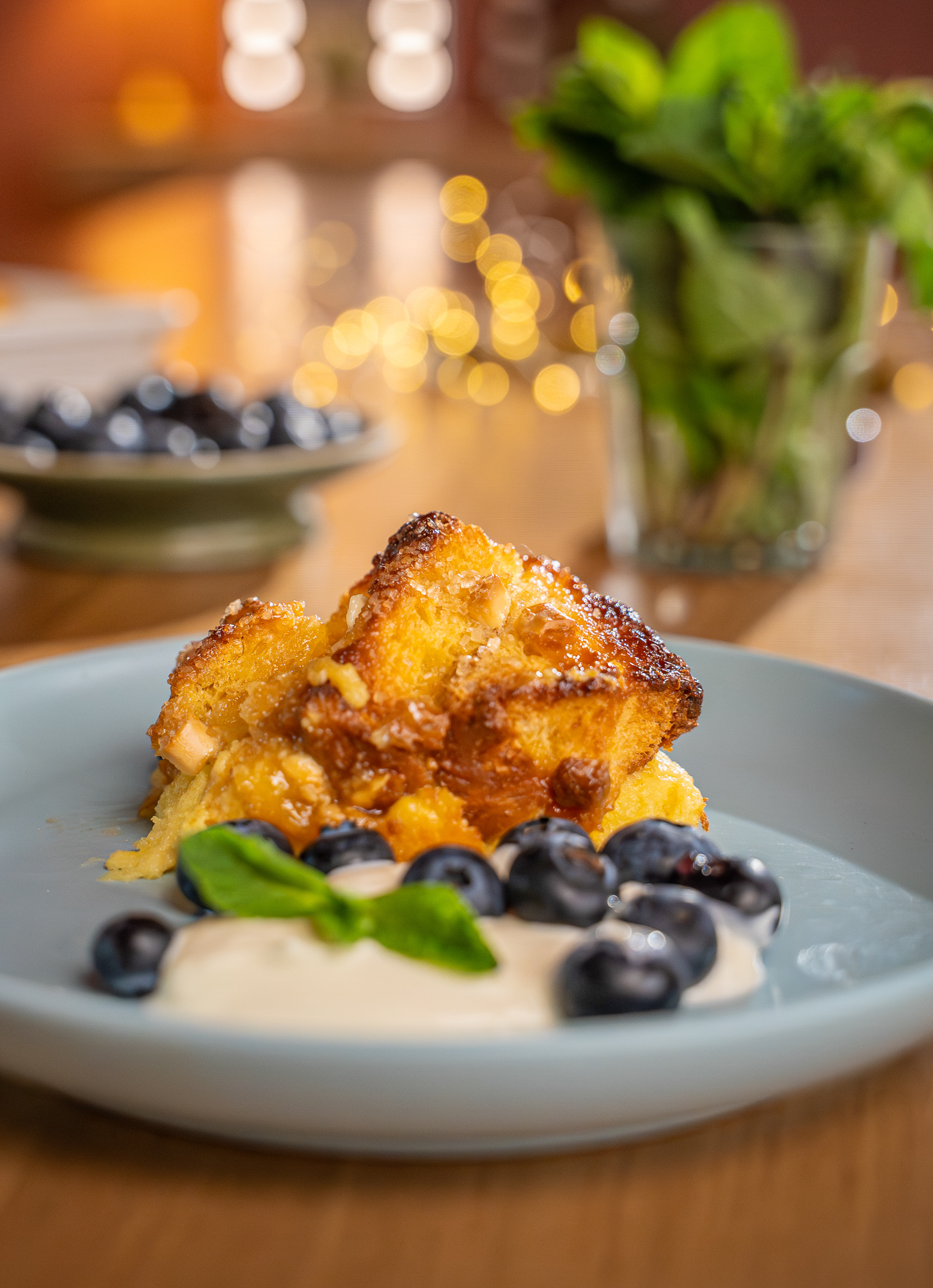Lemon &amp; White Chocolate Bread &amp; Butter Pudding with Cardamom - Ainsley Harriott